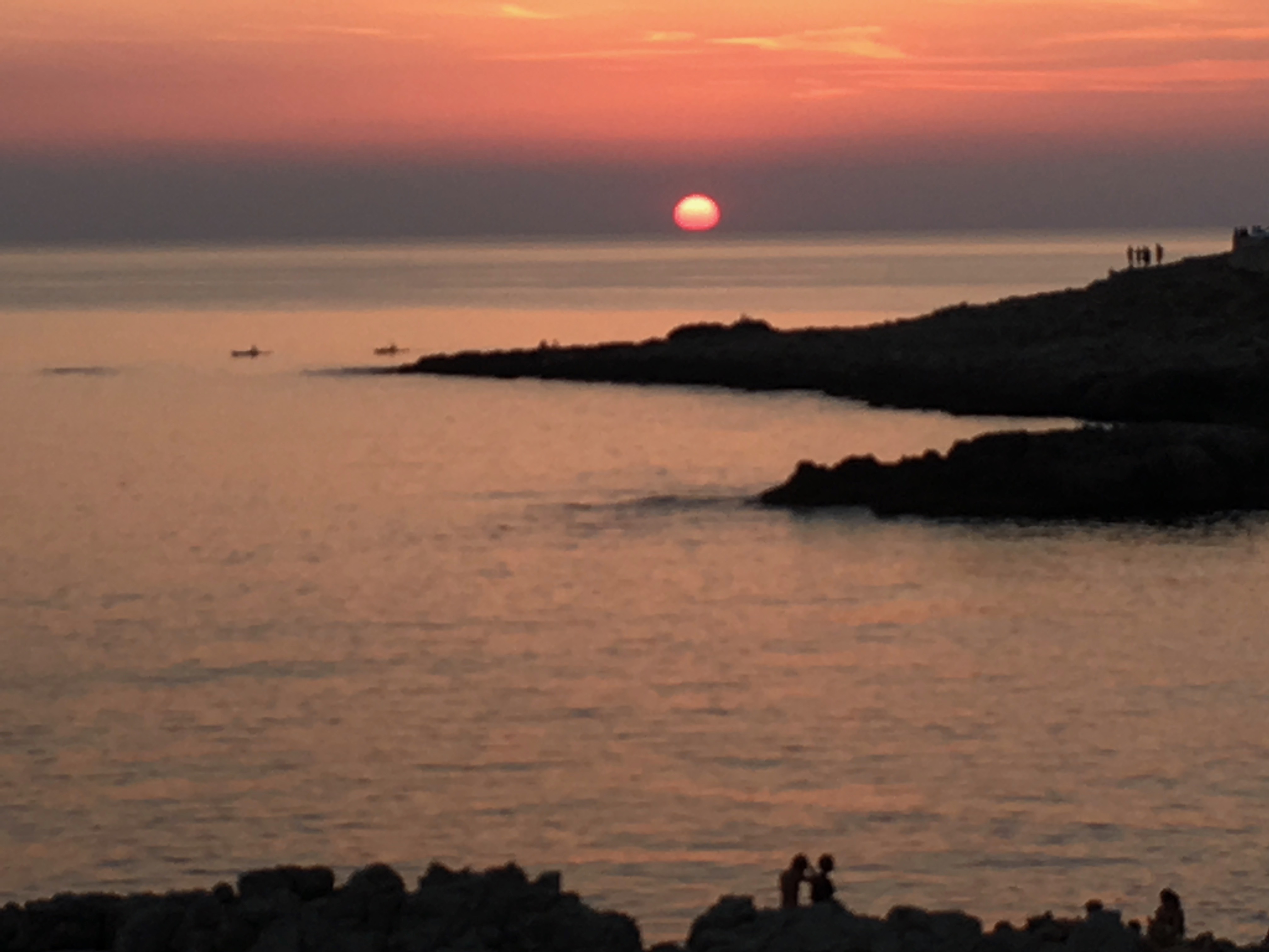 Tramonto a Punta Lea