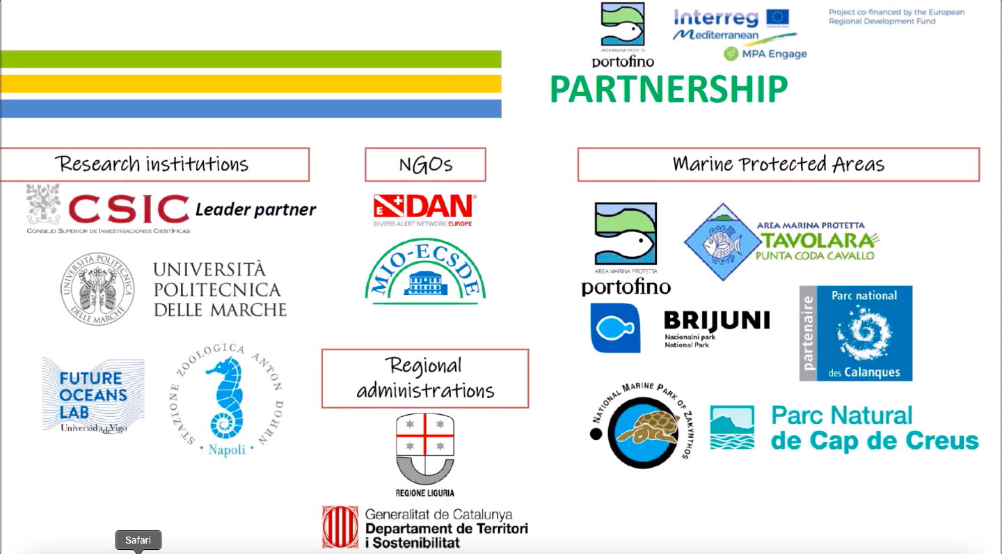 MPA-Engage: gli effetti dei cambiamenti climatici. I partner.